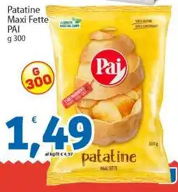 Sidis Patatine Maxi Fette ΡΑΙ offerta