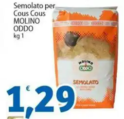 Sidis Semolato per Cous Cous MOLINO ODDO offerta