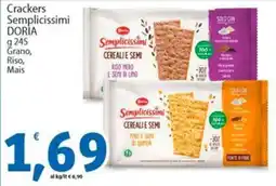 Sidis Crackers Semplicissimi DORIA offerta