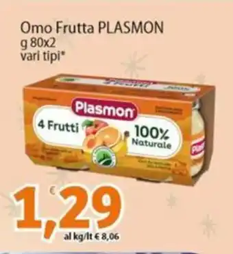 Sidis Omo Frutta PLASMON offerta