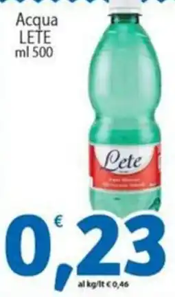 Sidis Acqua LETE offerta