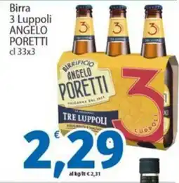 Sidis Birra 3 Luppoli ANGELO PORETTI offerta
