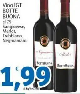 Sidis Vino IGT BOTTE BUONA offerta