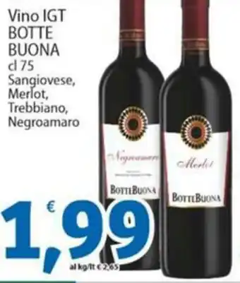 Sidis Vino IGT BOTTE BUONA offerta
