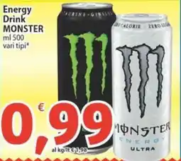 Sidis Energy Drink MONSTER offerta