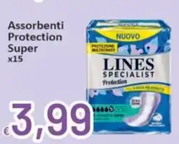 Sidis Assorbenti Protection Super x15 LINES SPECIALIST offerta