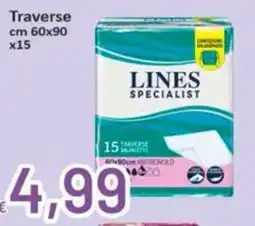 Sidis LINES SPECIALIST Traverse cm 60x90 x15 offerta
