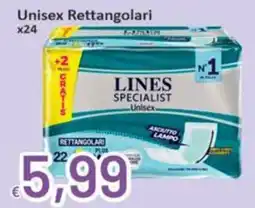 Sidis LINES SPECIALIST Unisex Rettangolari x24 offerta