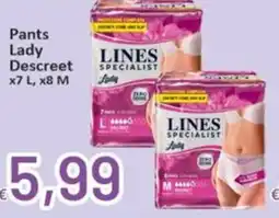 Sidis LINES SPECIALIST Pants Lady Descreet x7 L, x8 M offerta