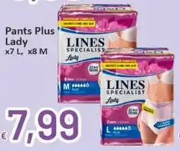 Sidis LINES SPECIALIST Pants Plus Lady x7 L, x8 M offerta