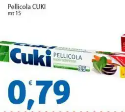 Sidis Pellicola CUKI mt 15 offerta
