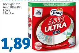 Sidis Asciugatutto Asso Ultra Big FOXY 2 Rotoloni offerta