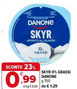 Iperal Skyr 0% grassi DANONE offerta