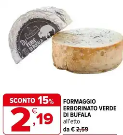 Iperal Formaggio erborinato verde di bufala offerta