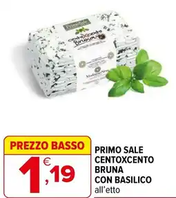 Iperal Primo sale centoxcento bruna con basilico offerta