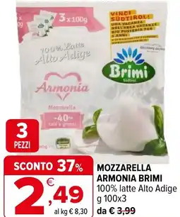 Iperal Mozzarella armonia BRIMI offerta