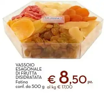 Conad Vassoio esagonale di frutta disidratata 500 g offerta