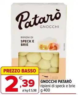 Iperal Gnocchi PATARÒ offerta