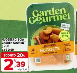 Iperal Nuggets di soia GARDEN GOURMET offerta