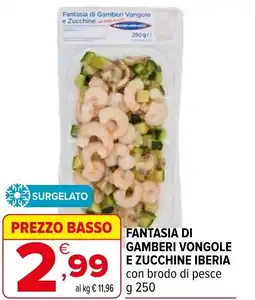 Iperal Fantasia di gamberi vongole e zucchine IBERIA offerta