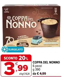 Iperal COPPA DEL NONNO 6 pezzi offerta