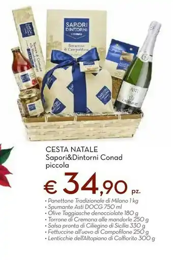 Sapori & dintorni conad cesta natale piccola