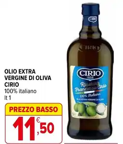Iperal Olio extra vergine di oliva CIRIO offerta