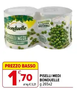 Iperal Piselli medi BONDUELLE offerta