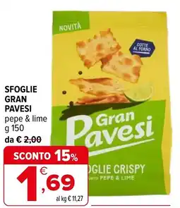 Iperal Sfoglie GRAN PAVESI offerta