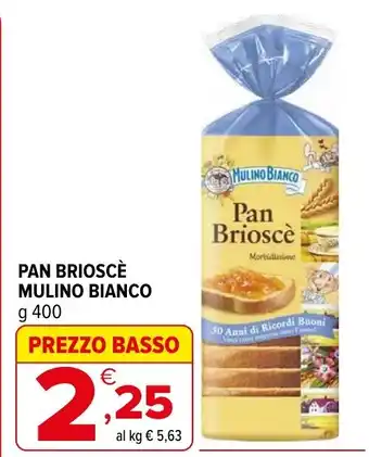 Iperal Pan brioscè MULINO BIANCO offerta