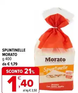 Iperal Spuntinelle MORATO offerta