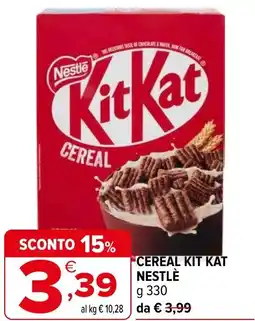 Iperal Cereal kit kat NESTLÈ offerta