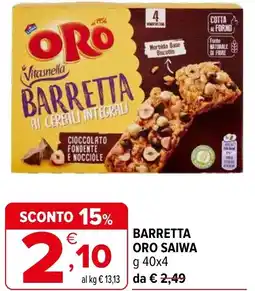 Iperal Barretta ORO SAIWA offerta