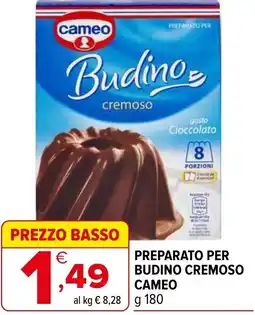Iperal Preparato per budino cremoso CAMEO offerta