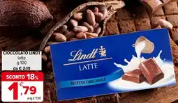 Iperal Cioccolato LINDT offerta