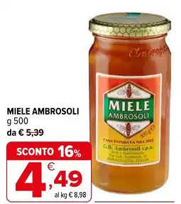 Iperal Miele ambrosoli offerta