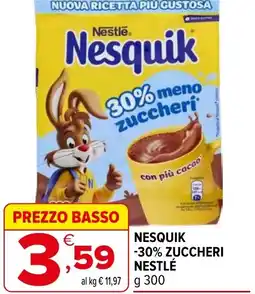 Iperal Nesquik -30% zuccheri NESTLÉ offerta