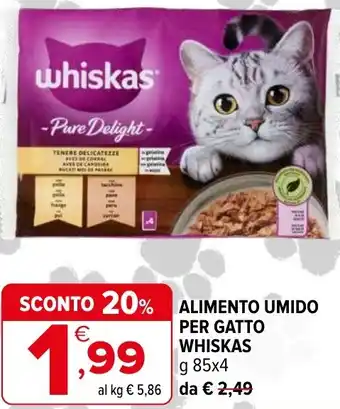 Iperal Alimento umido per gatto WHISKAS offerta