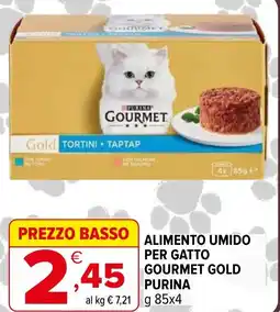 Iperal Alimento umido per gatto gourmet gold PURINA offerta