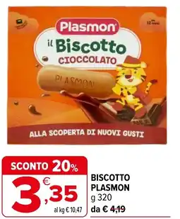 Iperal Biscotto PLASMON offerta