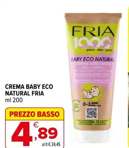Iperal Crema baby eco natural FRIA offerta