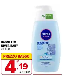 Iperal Bagnetto NIVEA BABY offerta