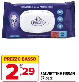 Iperal Salviettine FISSAN 57 pezzi offerta