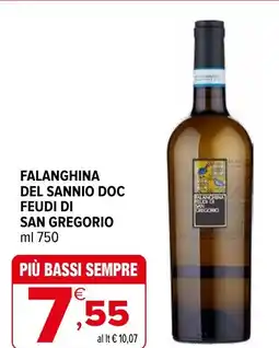 Iperal Falanghina del sannio doc feudi di SAN GREGORIO offerta