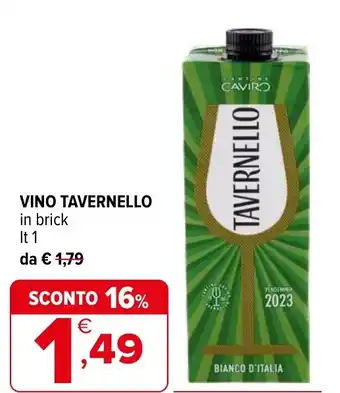 Iperal Vino TAVERNELLO offerta