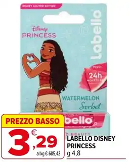 Iperal Labello disney PRINCESS offerta