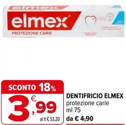 Iperal Dentifricio ELMEX offerta