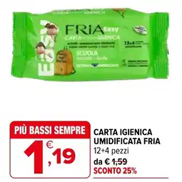 Iperal Carta igienica umidificata FRIA offerta