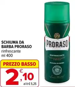 Iperal Schiuma da barba PRORASO offerta