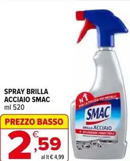Iperal Spray brilla acciaio SMAC offerta